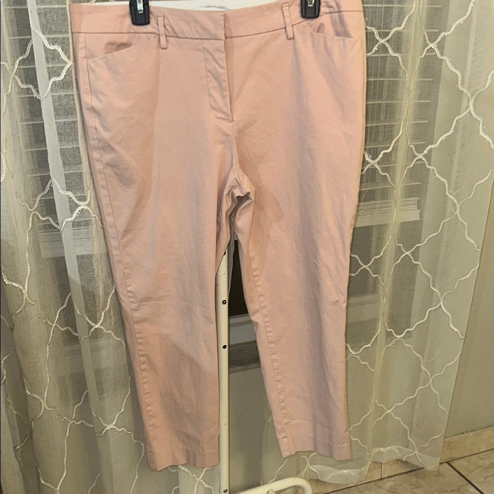 Light Pink Cropped Pants
